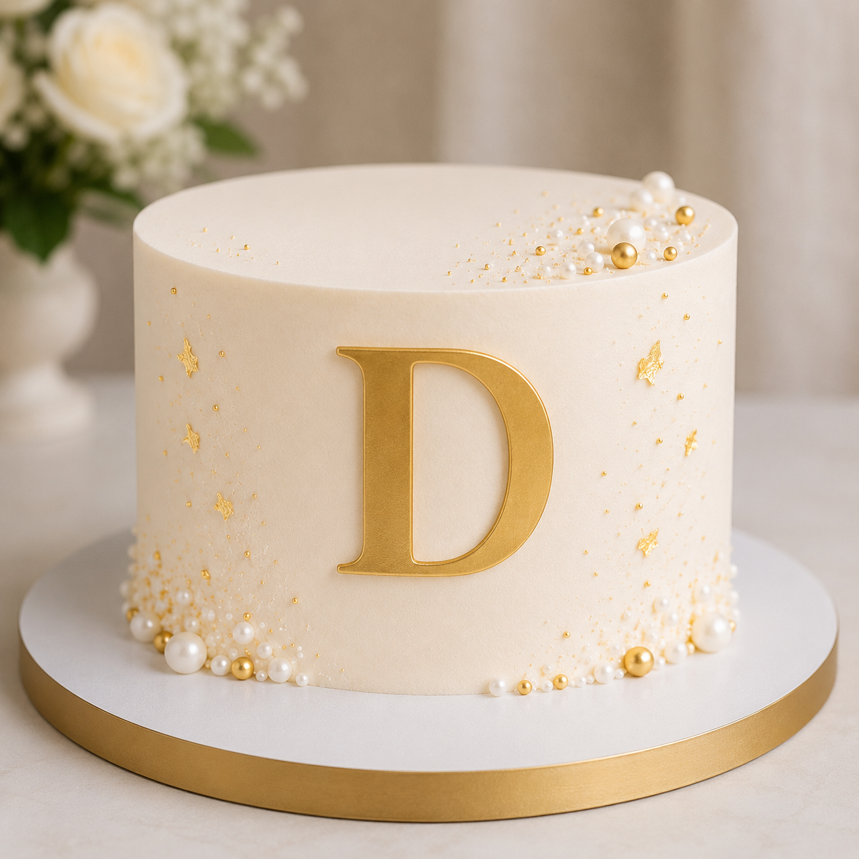 D Alphabet 2 inch Acrylic Topper