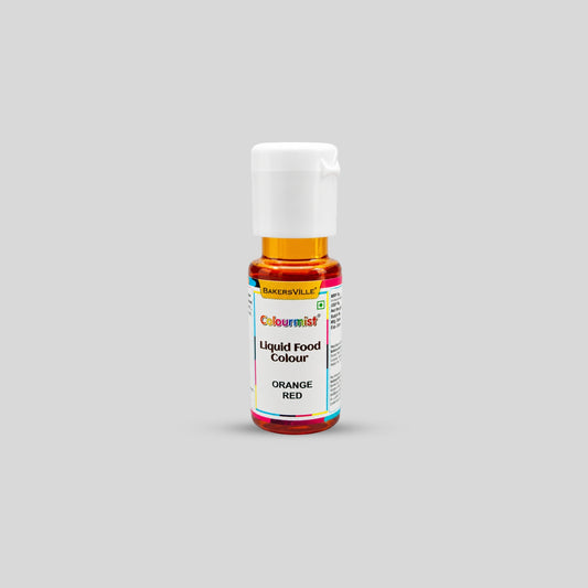 Bakersville Colourmist Orange Red liquid food colour 20ml