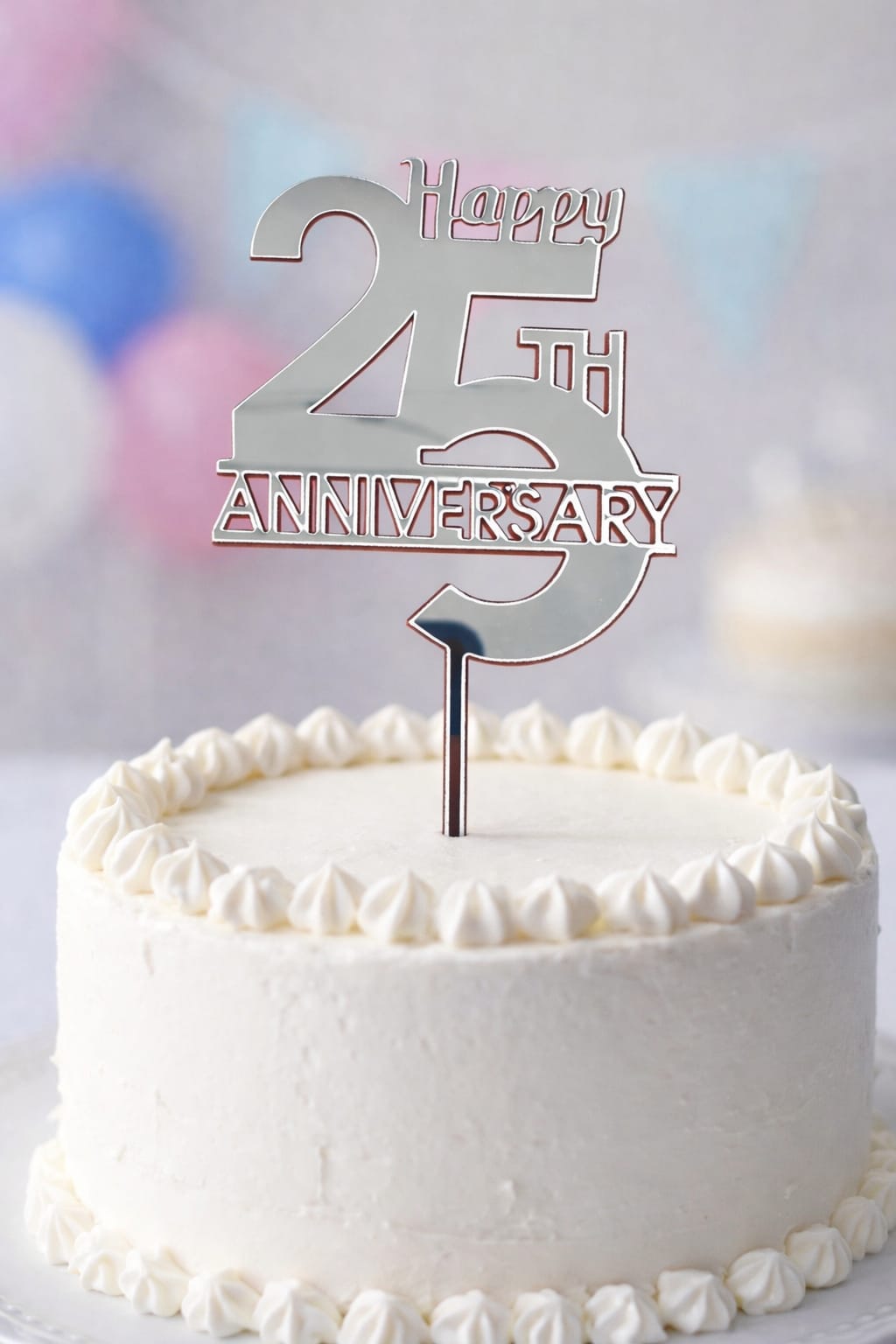 25th anniversary Acrylic Topper