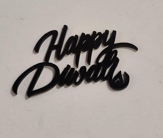 Happy Diwali Tag size - 3 inch