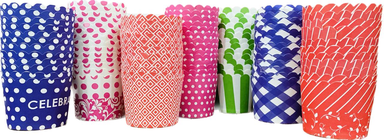 Random Cupcake Liner Pack of 50 Size -3 inch