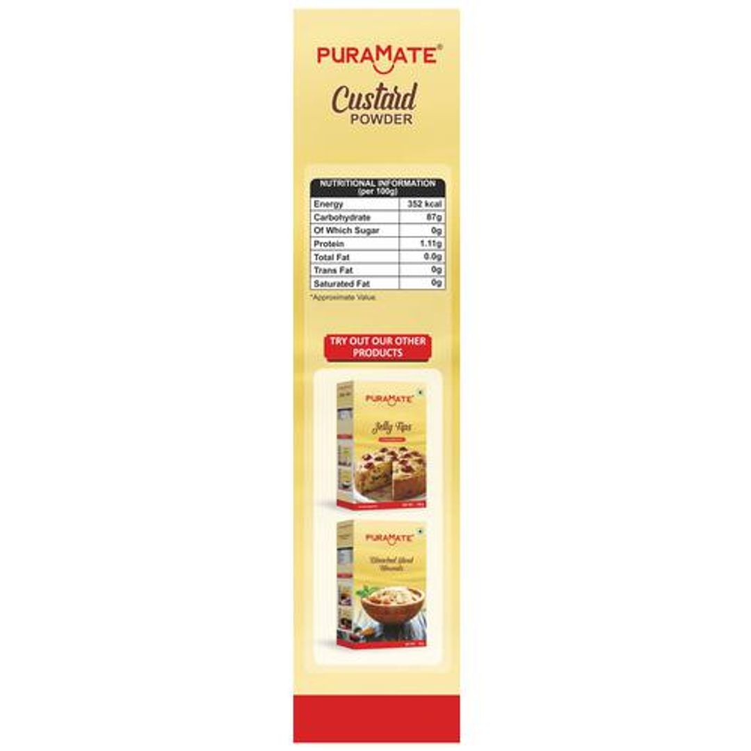 Puramate custard powder strawberry