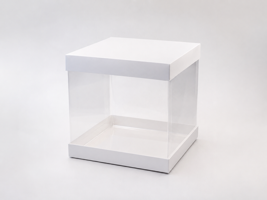Pull me up Square Cake box (10x10x10 inches)