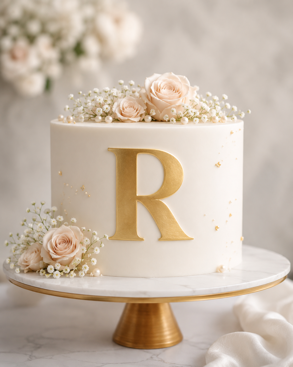 R Alphabet 2 inch Acrylic Topper
