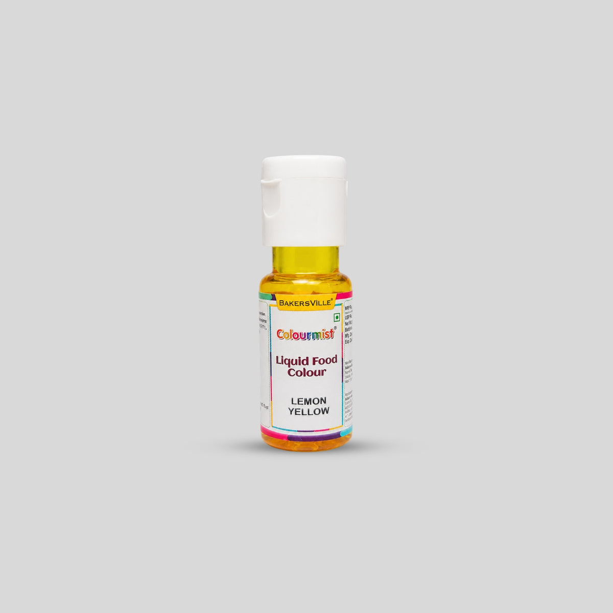 Bakersville Colourmist lemon yellow liquid food colour 20ml