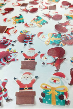 Tastycraft Christmas Santa Edible Pre-Cut Wafer Paper Pack of 12 pcs