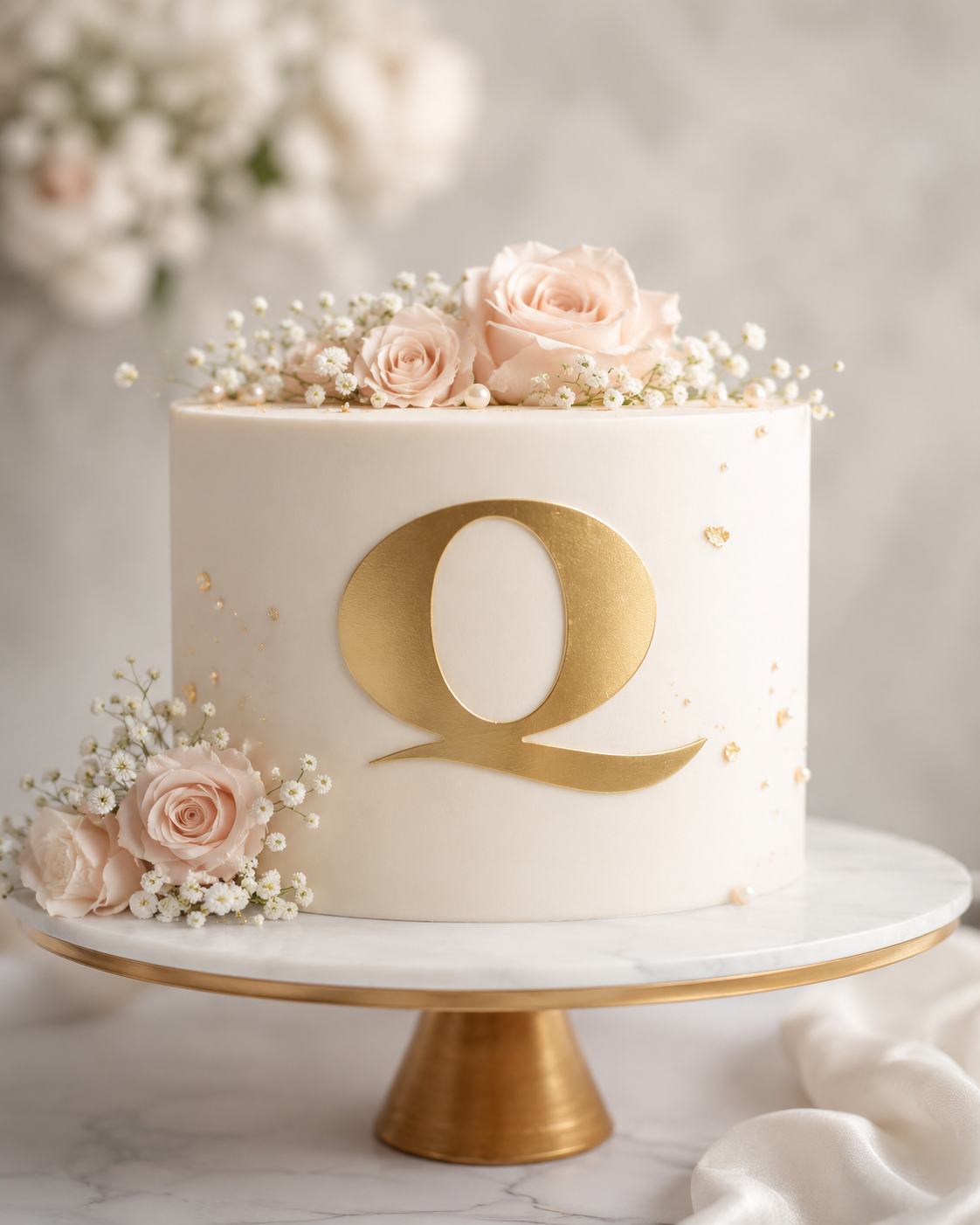 Q Alphabet 2 inch Acrylic Topper