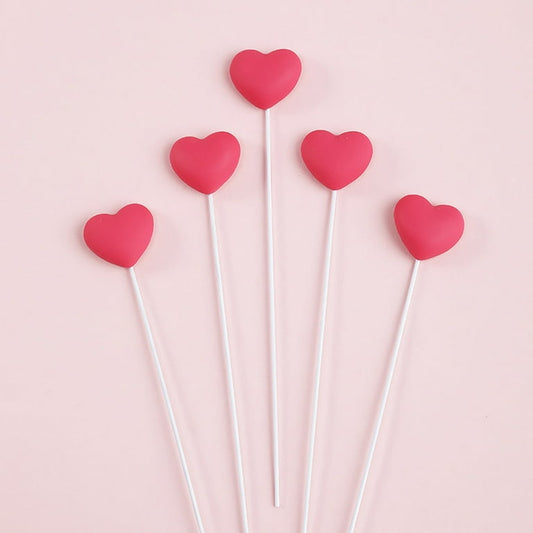 Heart Topper Pack of 5