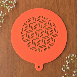 Leaf Pattern Cake Stencil