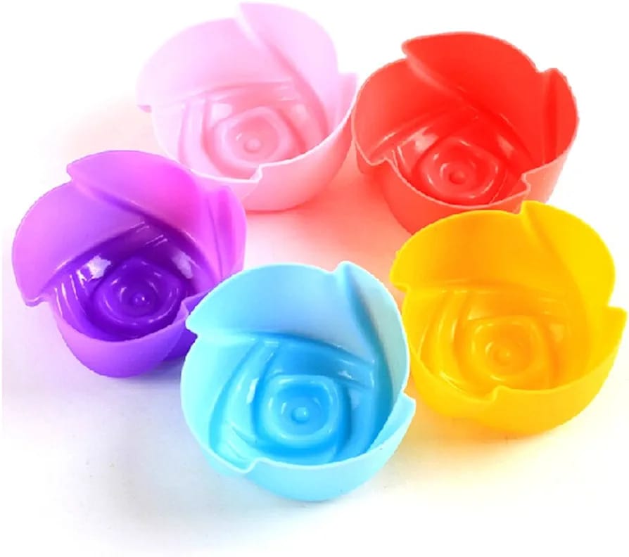 Rose silicon Mould Pack of 6