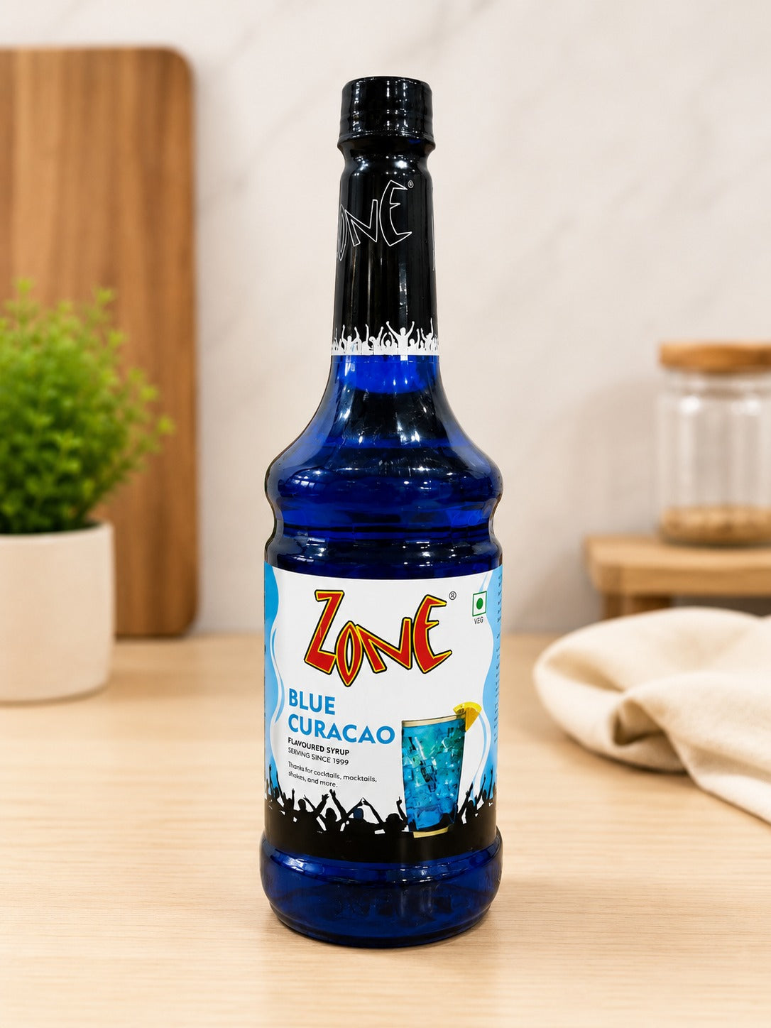 Zone Blue Curacao Flavoured Syrup
