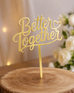 Acrylic Better Together Topper RT00376