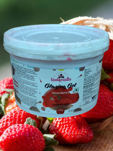 Tastycrafts strawberry Glazing Gel 2.5 kg