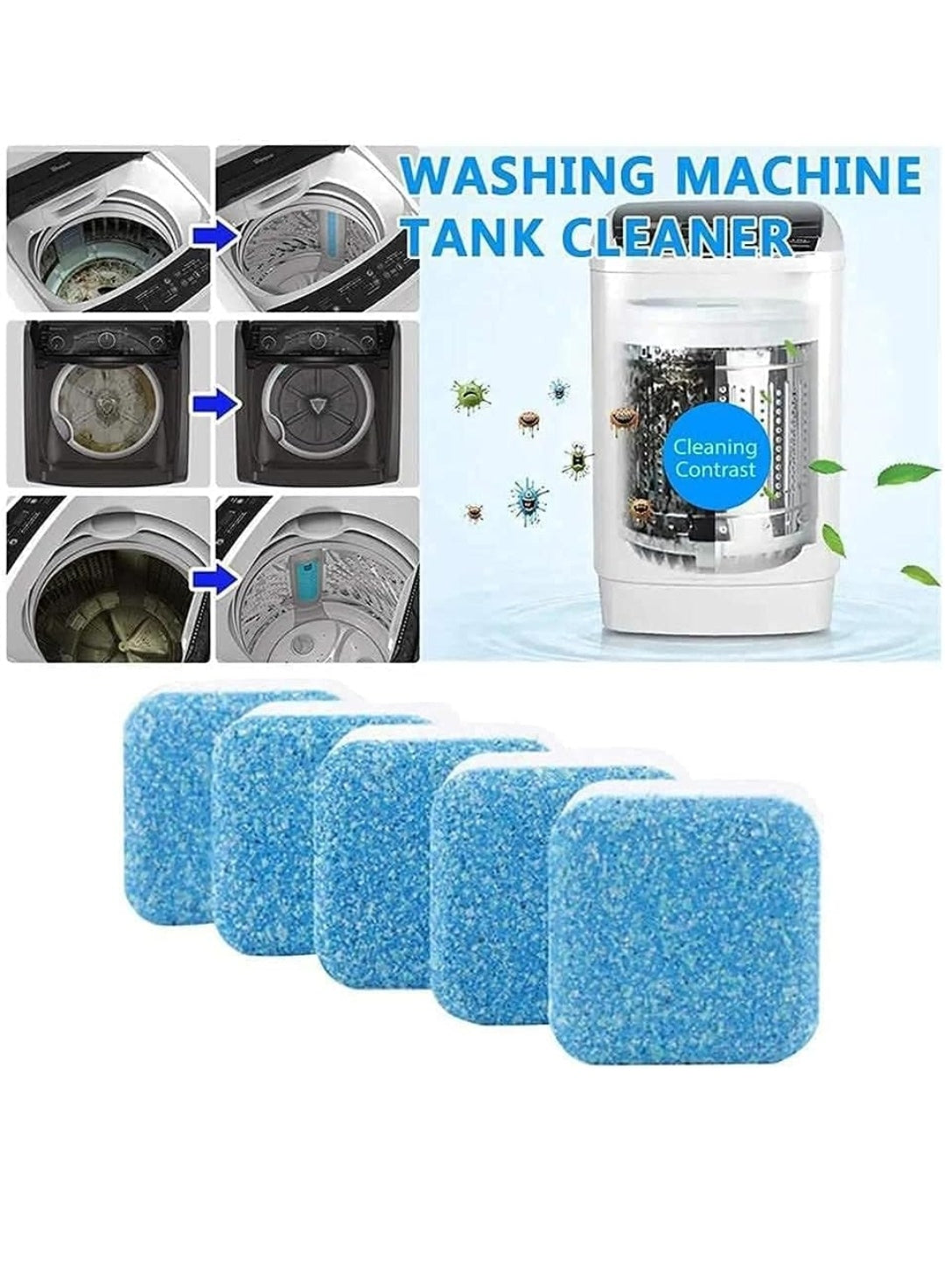 Washing Machine Cleanser Tablet pack of 10