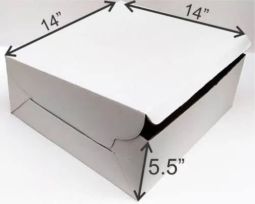 Cake box 14x14x5 inch (Pack of 25)