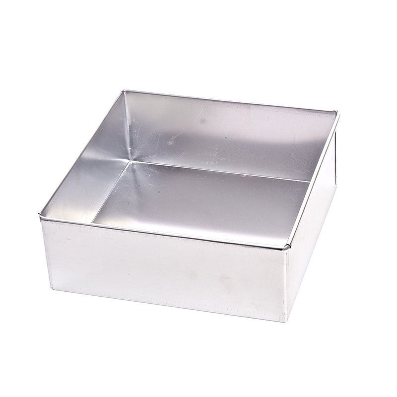 Square tin 6 x 2.5 inch heavy duty