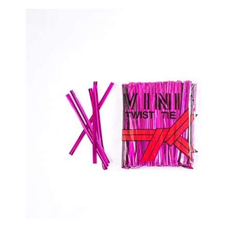 Twist tie Purple approx 150