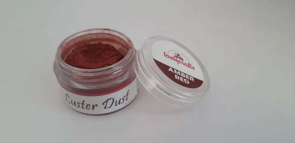 Tastycraft Amber Red Luster dust 4.5 gm