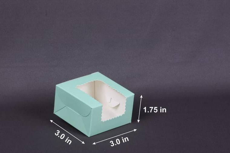 1 Pc mint Brownie Box Size - 3x3x2 inch (Pack of 10)