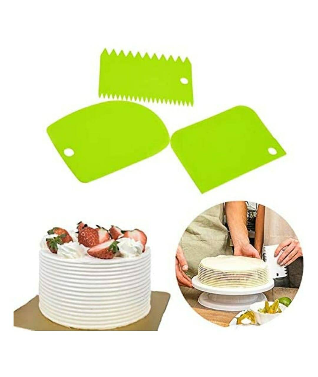 Cake Scrapper set of 3