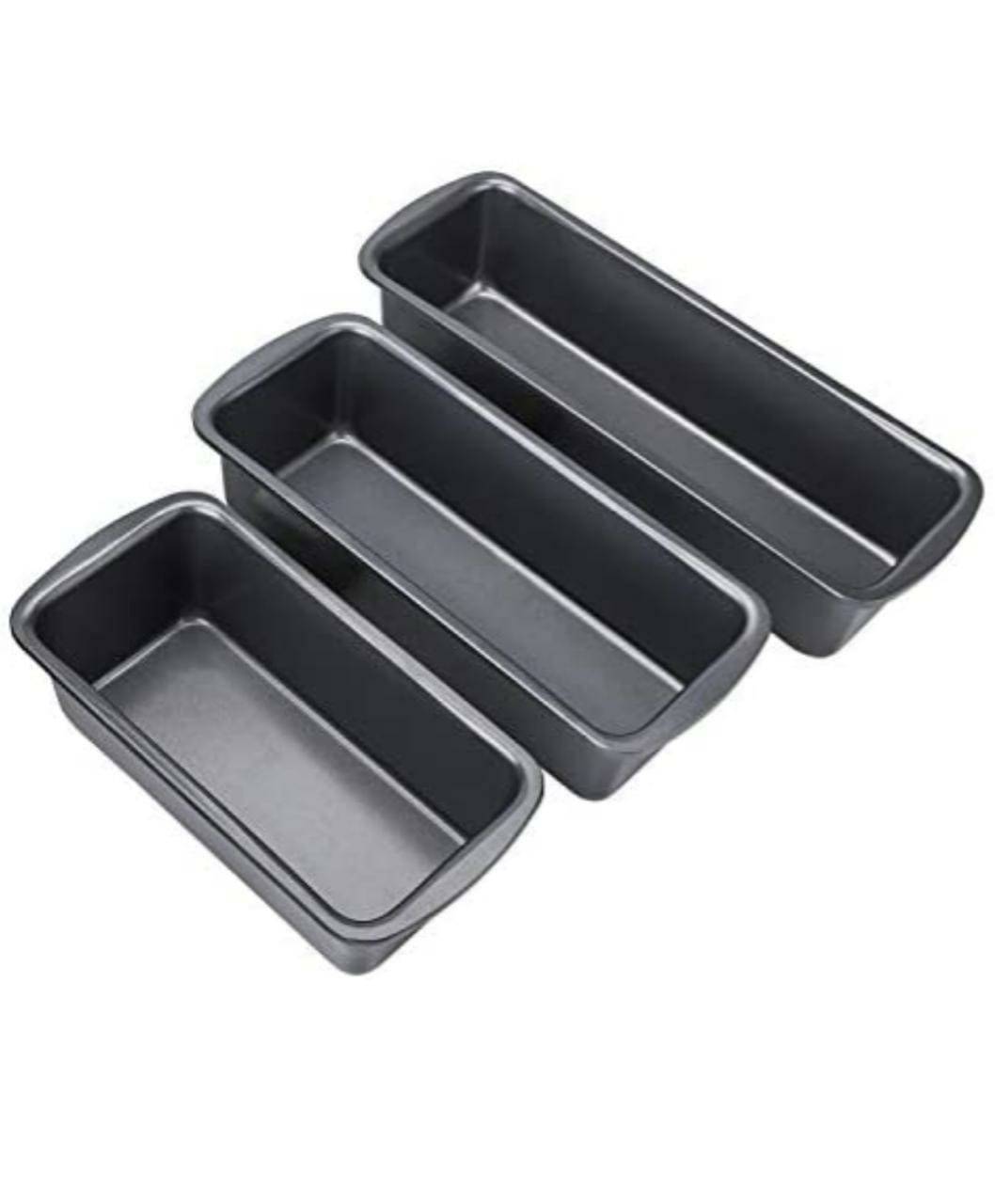 Bread loaf tin set of 3
8*2.5 inch
11*2.5 inch
12*2.5 inch
Premium Quality