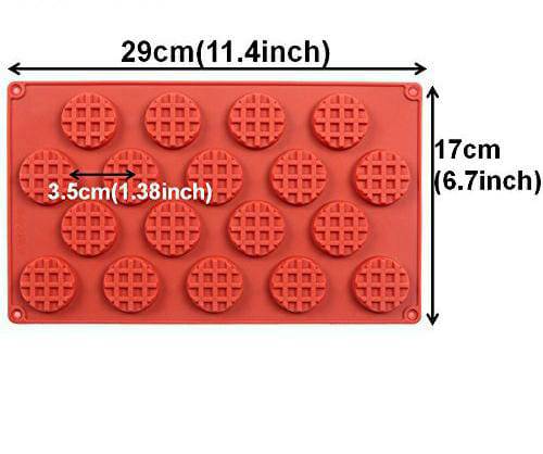 18 in one waffle sillicon mould