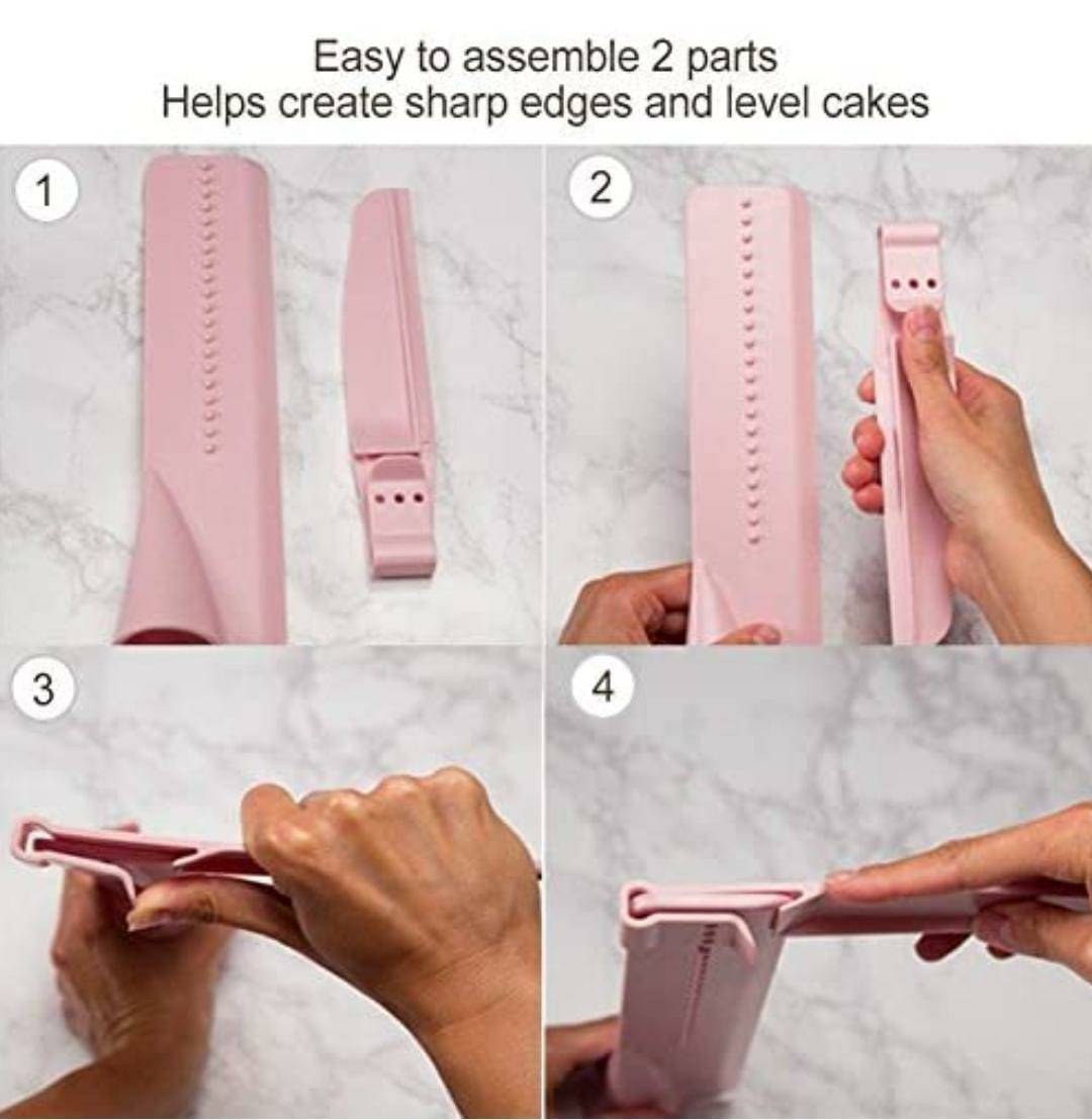 Cake Adjustable Scrapper and Smothner