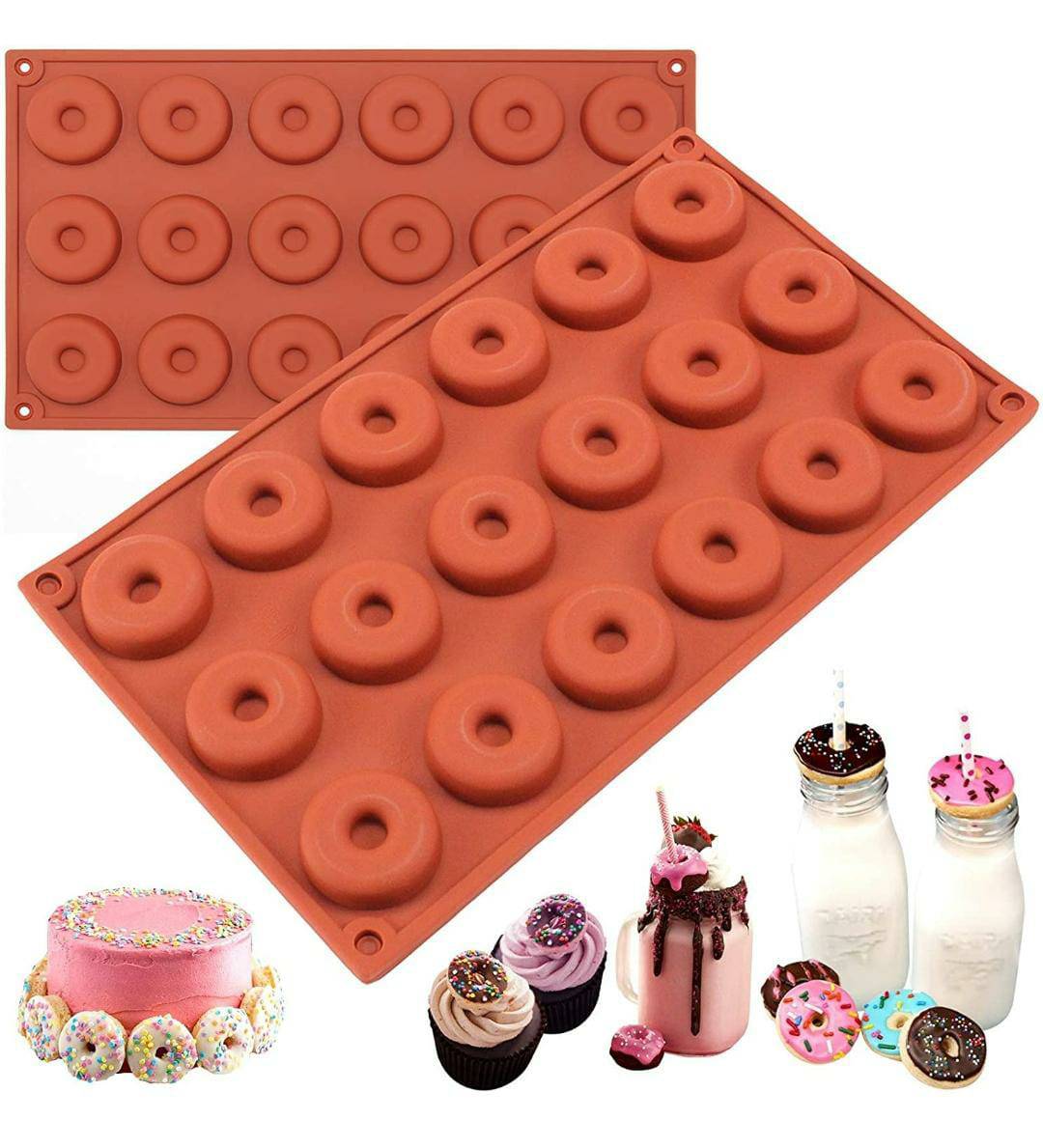 18 in 1 Donut Silicon Mould