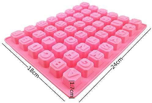 Square Alphabet Silicon Mould