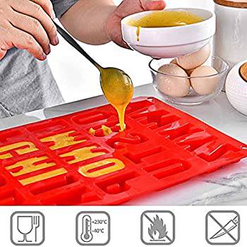 Silicon big alphabet mould