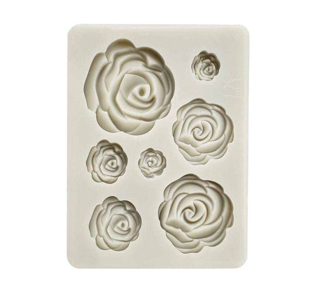 Silicon Fondant Rose Mould