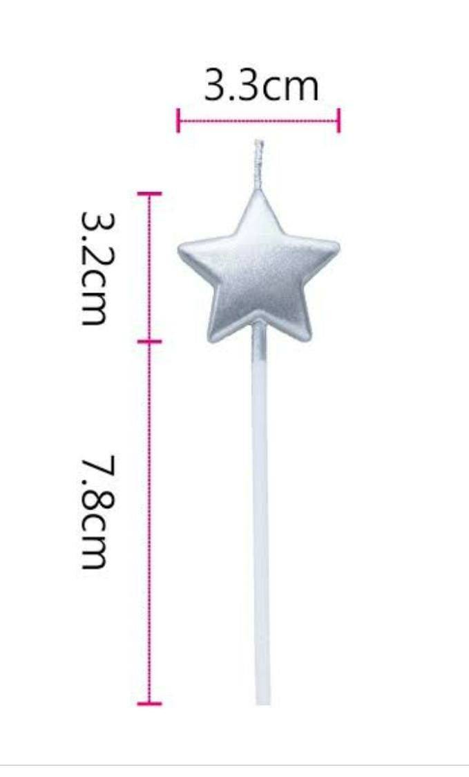 Star Candle Packet in Random Color