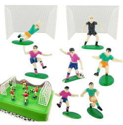 Footbal Soccer Cake Topper Set of 7