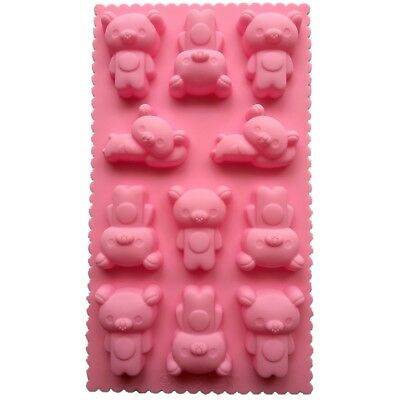 11 Cute Bear Silicone mould