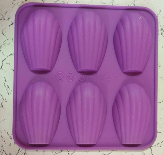 6 Cavity sea Shell Silicon Mould