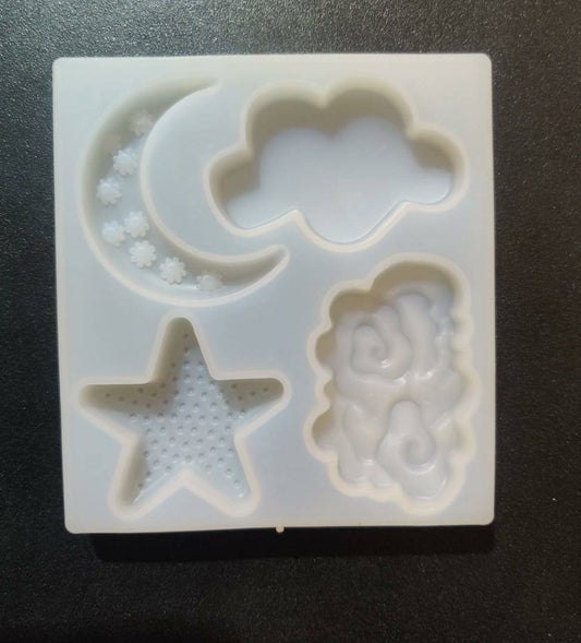 Moon Cloud Fondant Mould

Size - 4*4 Inch