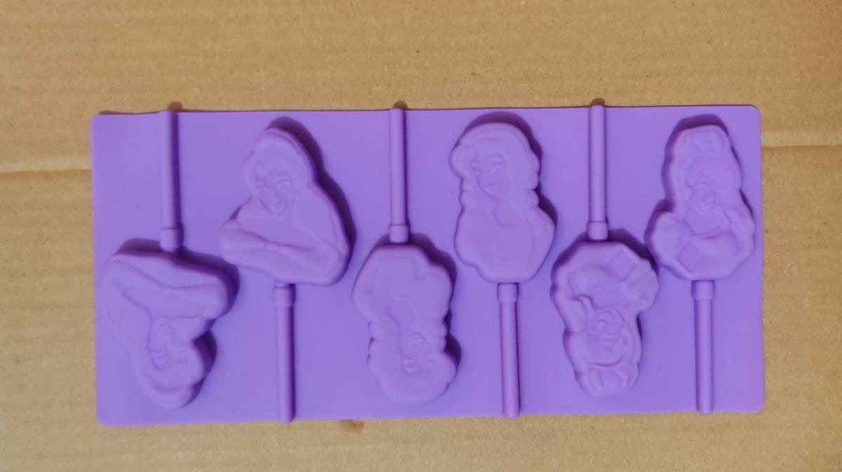 Silicon Princess Lollipop Mould