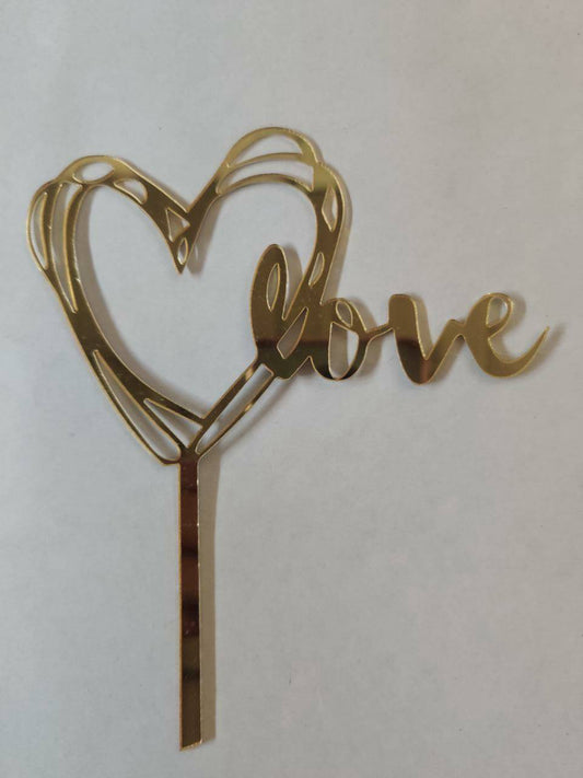 Love Cake Topper RT00175