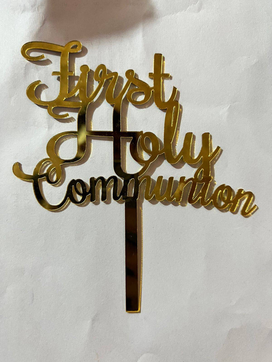 First Holy Acrylic Topper