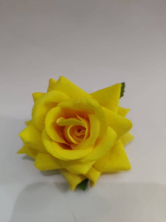 Big Rose Flower Yellow