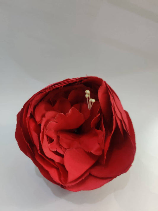 Big size Peony Flowers Red 

Size 3 inchs