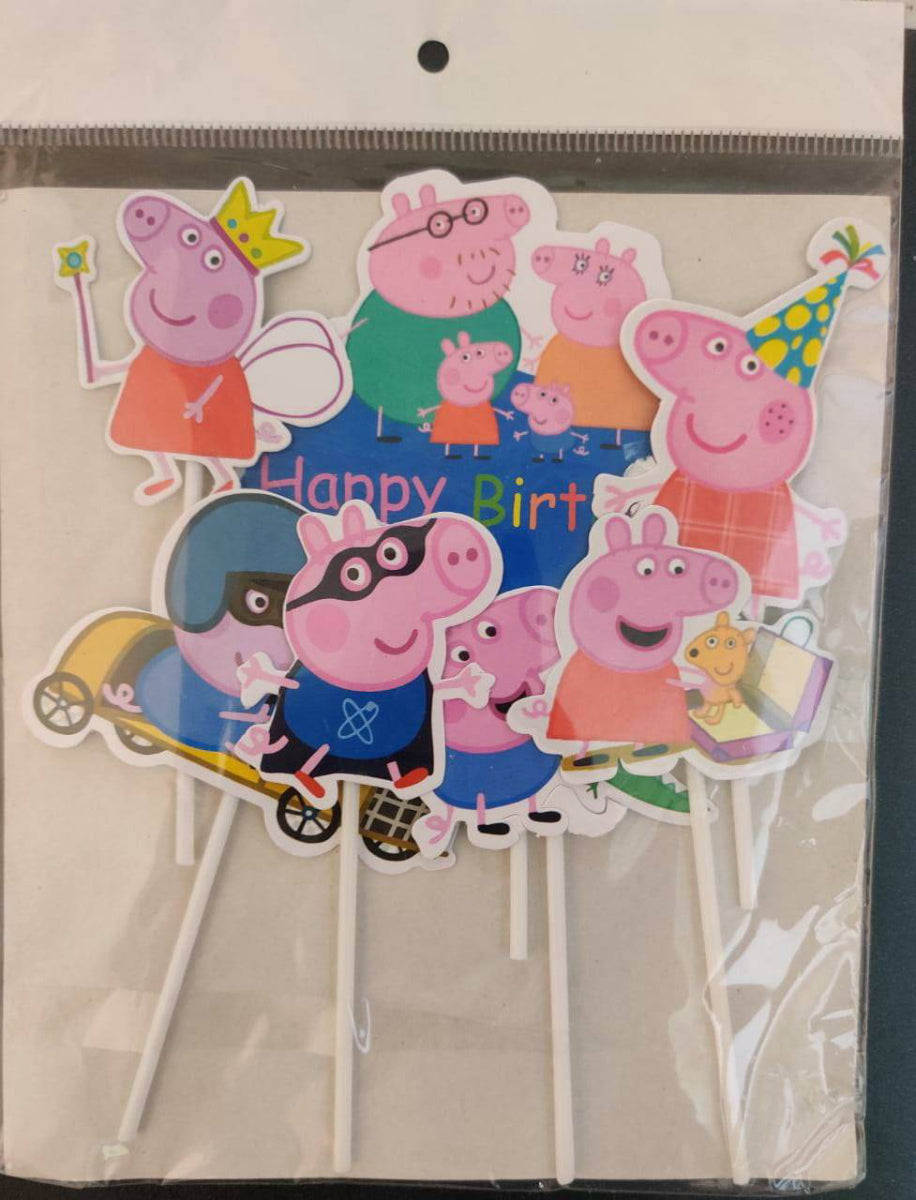 Peppa Pig Theme Topper