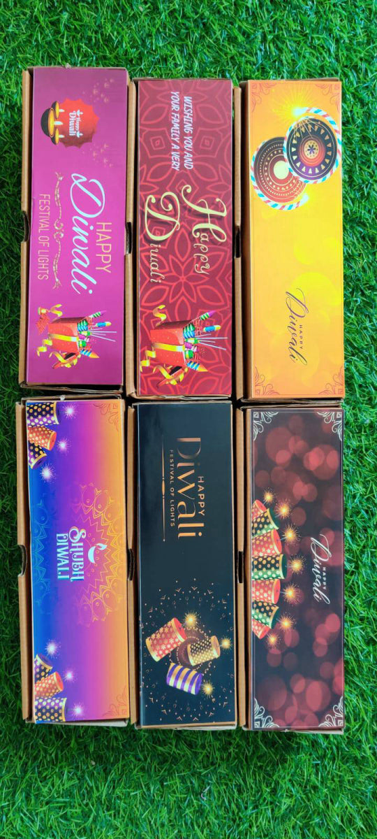 Diwali Organic boxes Size 10*2*3 inch