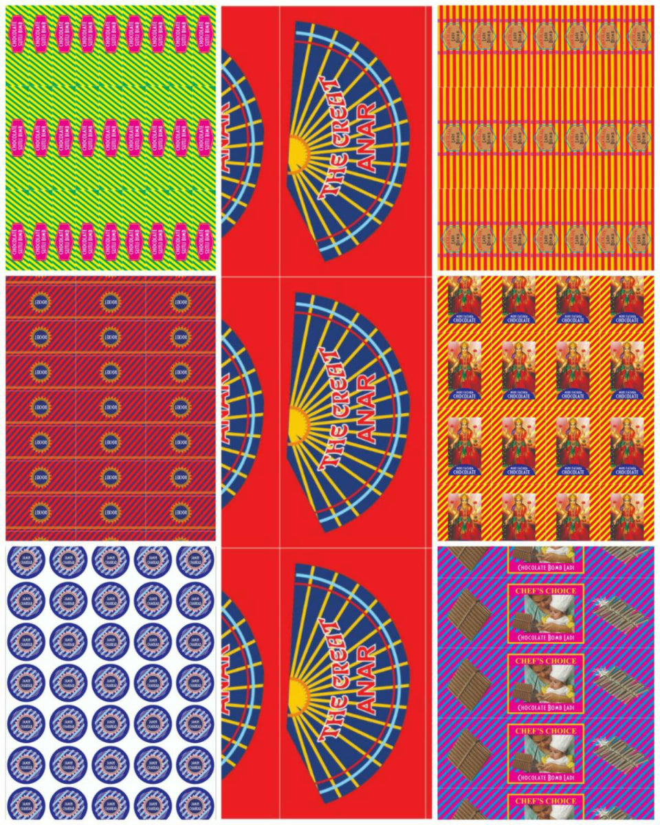 Diwali Cracker Sheet (Mix Design)