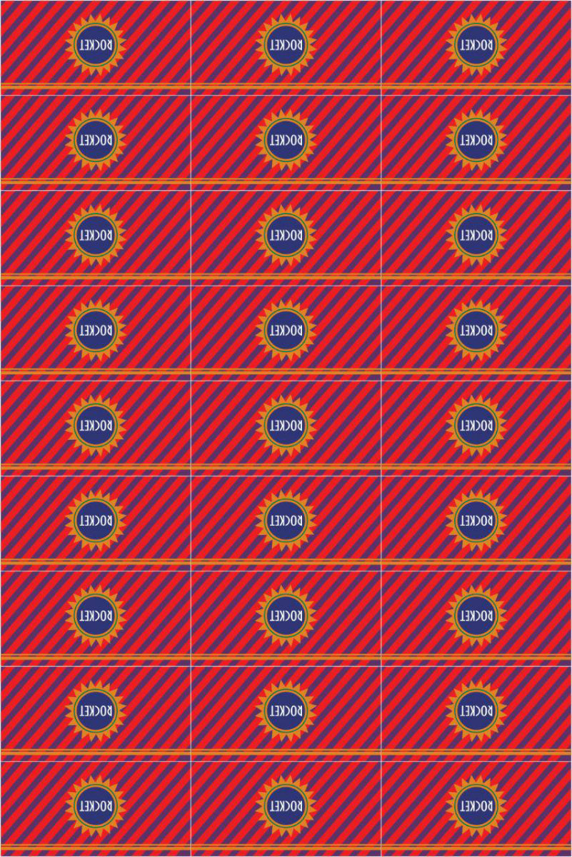 Rocket Sheet ( 27  Stickers In One Sheet )