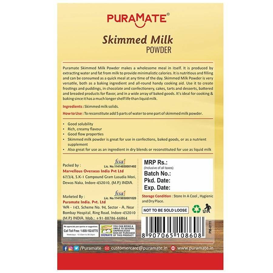 Puramate skimmed milk 
Powder
75gm