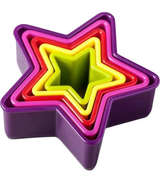 Star Shape Cookie Cutter 

Set of 5