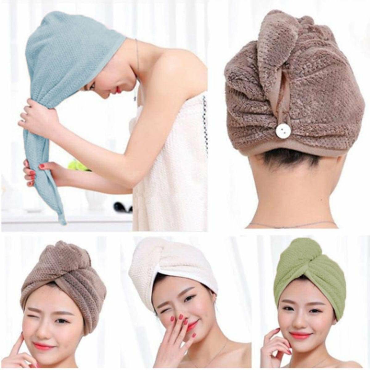 Microfiber Hair Wrap.