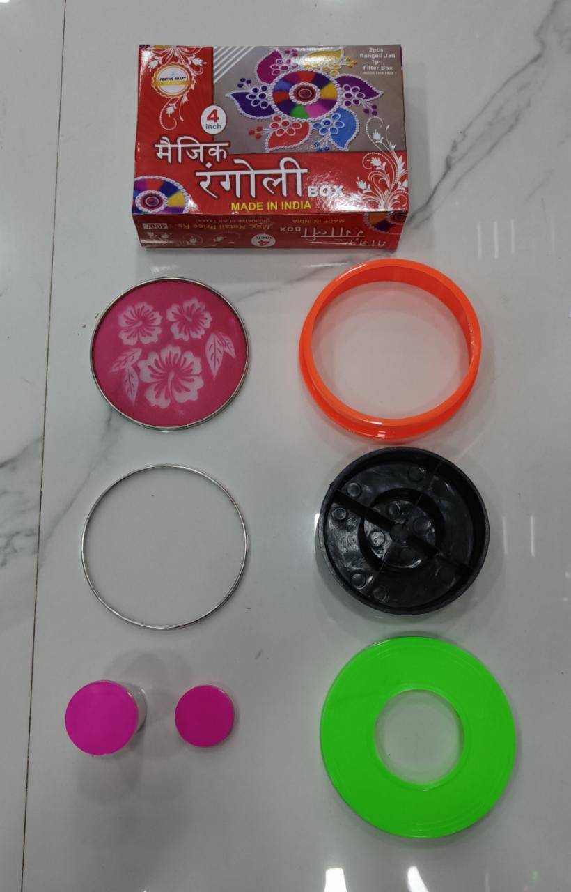 Magic rangoli making tool