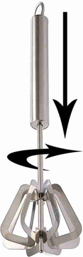 Stainless Steel Manual Hand Blender